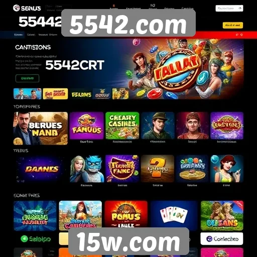 Comparativo entre 5542.com e outros sites de jogos