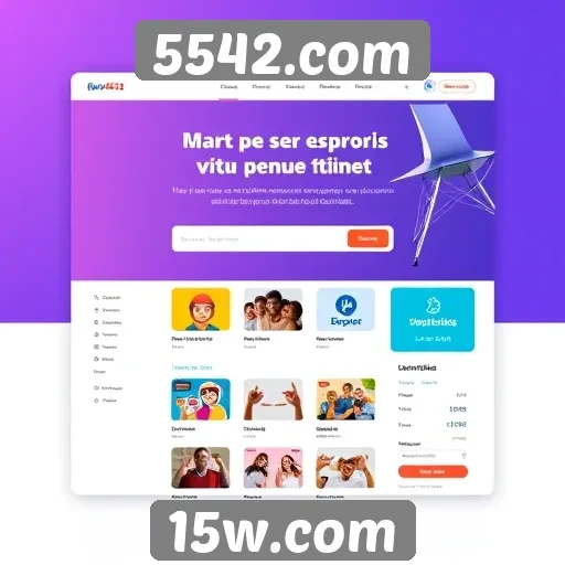 Plataforma 5542.com se destaca por sua interface amigável